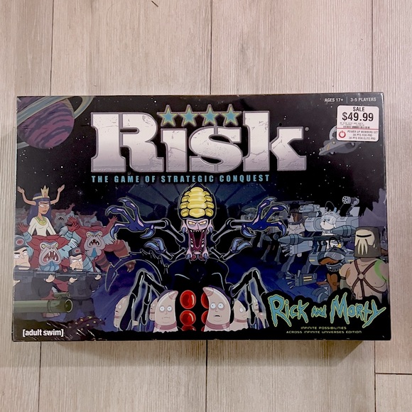 NWT Rick and Morty Risk Board Game - Picture 1 of 2